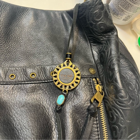 The SAK black leather bag🖤👜 NWOT; Tassel and magnetic closure - Picture 5 of 8